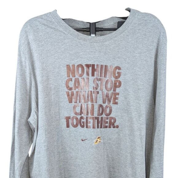 The Nike Tee XXL Men's Long Sleeve Training Performance T-Shirt 80 Cotton Blend - Picture 1 of 9